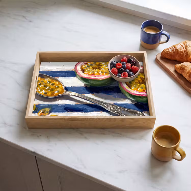 Plateau - Cuisine - Fruit de la passion - Tropicale - Moderne - Colorée — 3