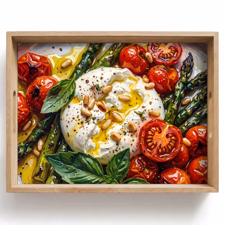 Plateau - Alimentation - Légumes - Fromage - Moderne - Frais — 1