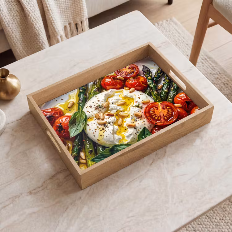 Plateau - Alimentation - Légumes - Fromage - Moderne - Frais — 2