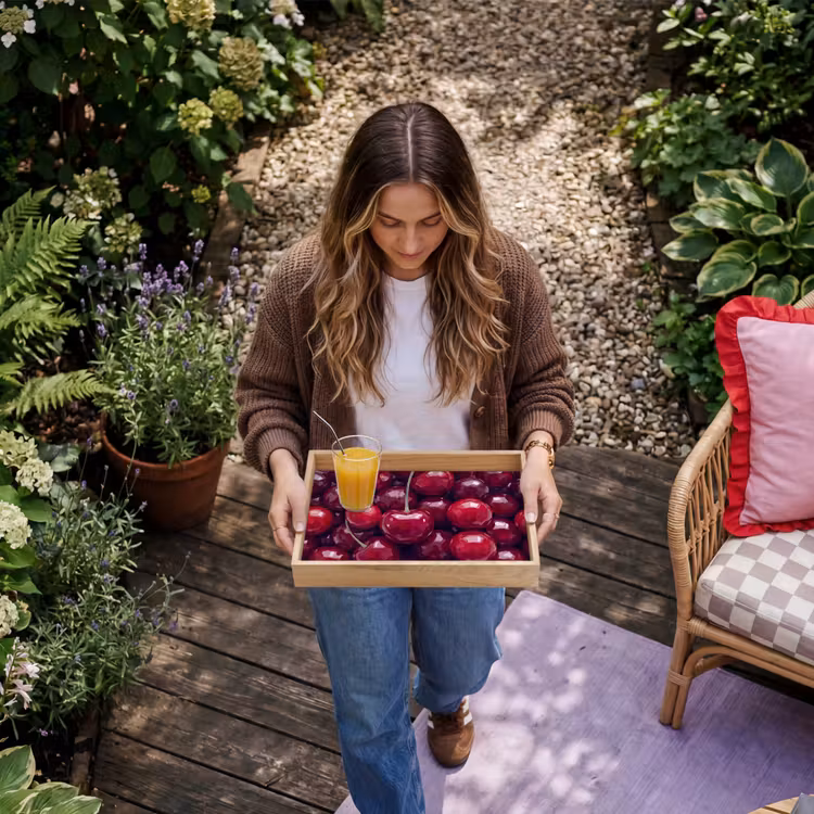 Plateau - Fruits - Cerises - Nourriture - Moderne - Rouge — 6