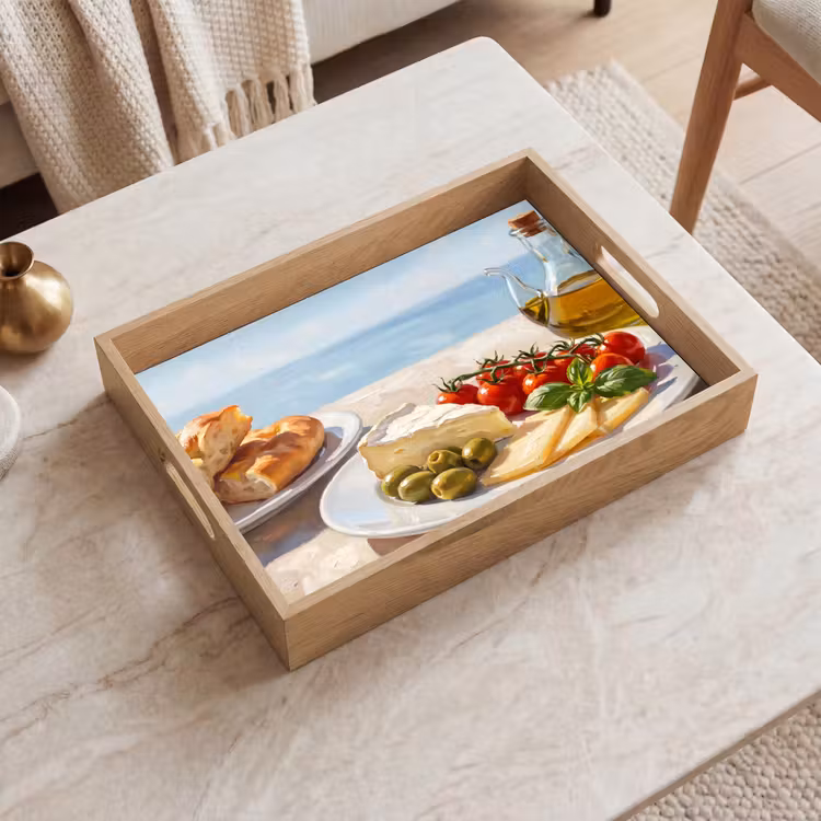 Plateau - Cuisine - Méditerranée - Nature - Peinture — 2