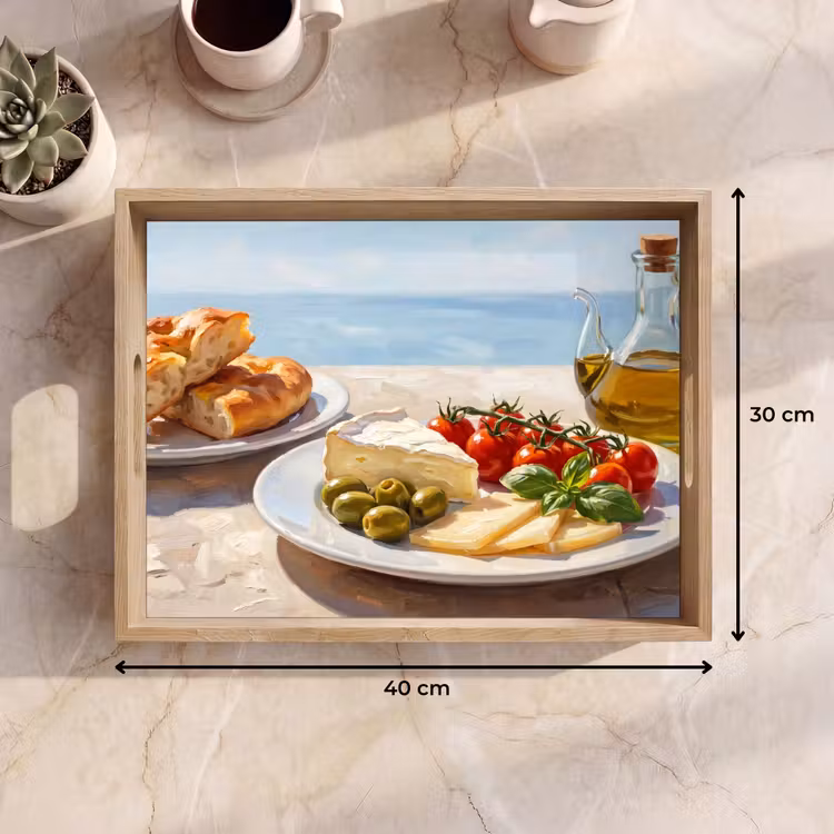 Plateau - Cuisine - Méditerranée - Nature - Peinture — 7