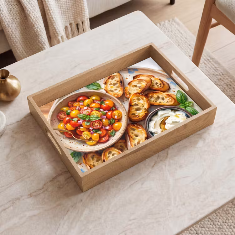 Plateau - Nourriture - Tomate - Pain - Coloré - Cuisine — 2