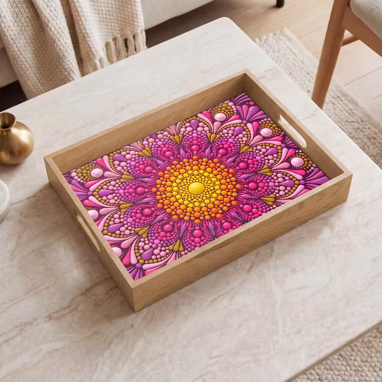 Plateau - Motif - Poids - Abstrait - Coloré — 2