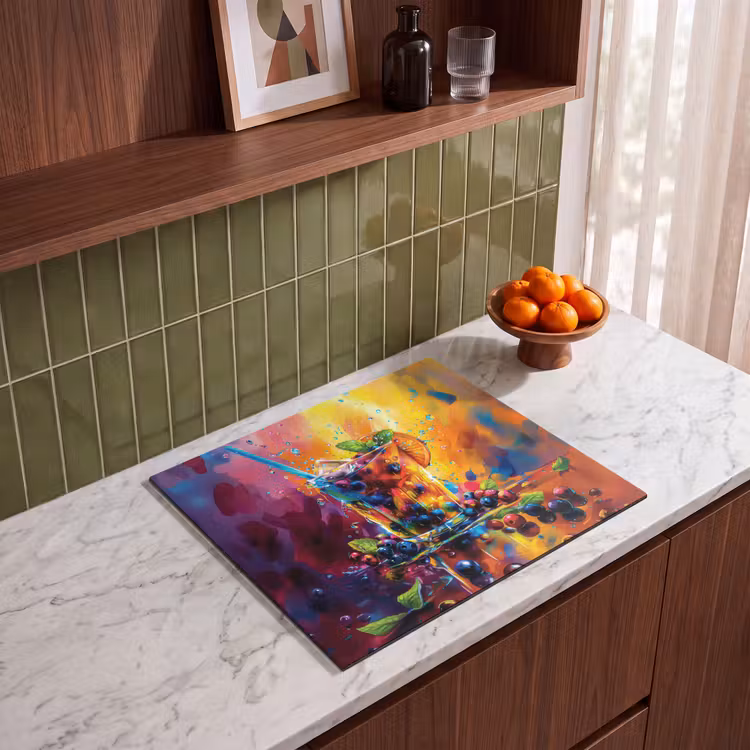 Protection plaque induction - Explosion de fruits et de couleurs — 4
