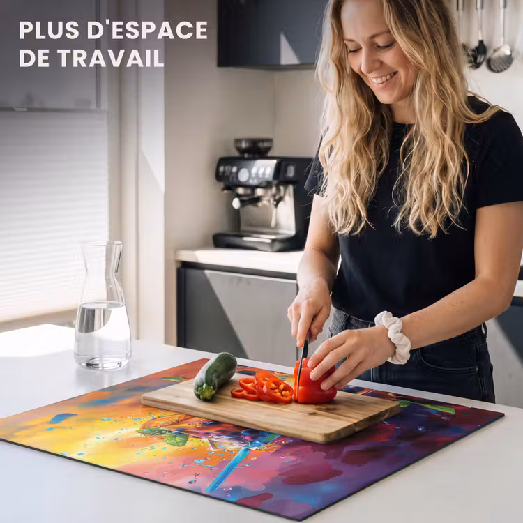 Protection plaque induction - Explosion de fruits et de couleurs — 5