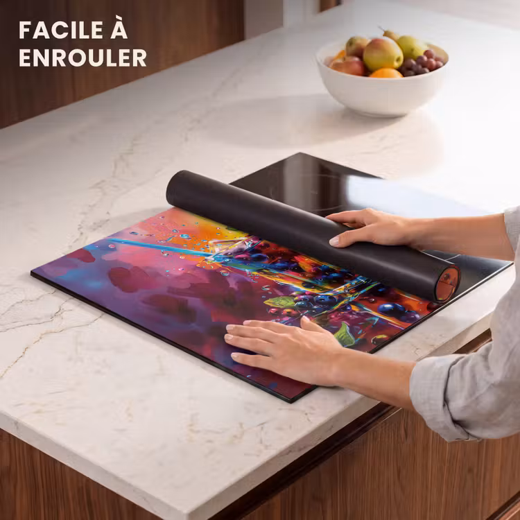 Protection plaque induction - Explosion de fruits et de couleurs — 6