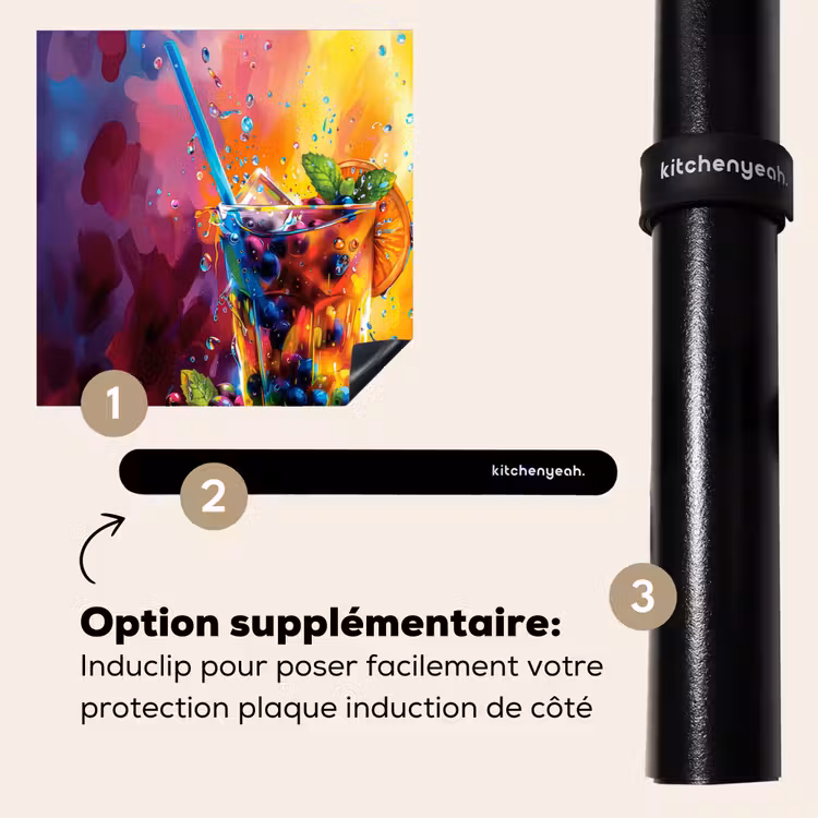 Protection plaque induction - Explosion de fruits et de couleurs — 8
