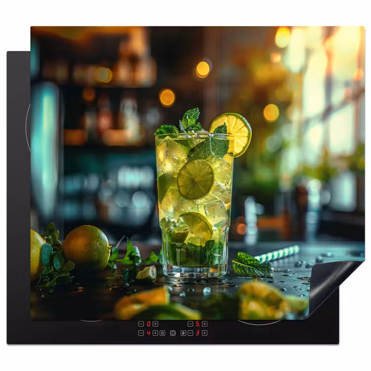 Protection plaque induction - Mojito aux agrumes dans l'environnement du bar — 1