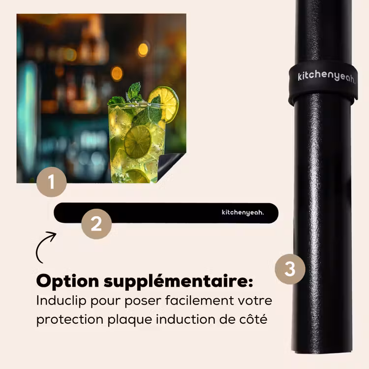 Protection plaque induction - Mojito aux agrumes dans l'environnement du bar — 8