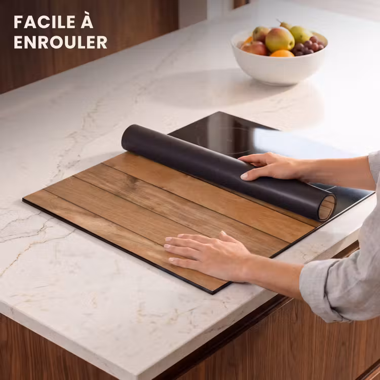 Protection plaque induction - Chêne naturel — 6
