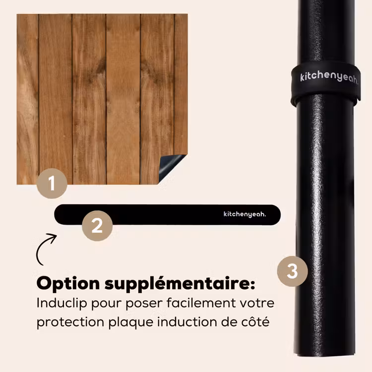 Protection plaque induction - Chêne naturel — 8