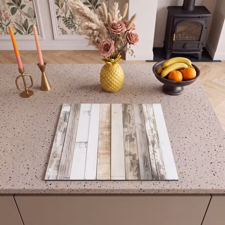 Protection plaque induction - Planches en bois vieilli — 3