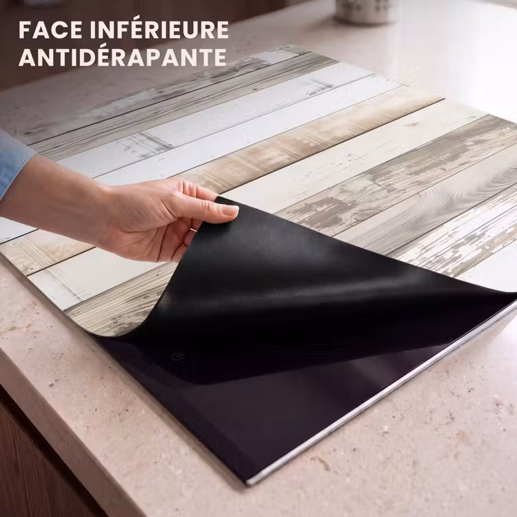 Protection plaque induction - Planches en bois vieilli — 7