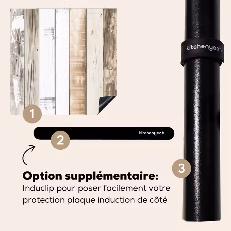 Protection plaque induction - Planches en bois vieilli — 8