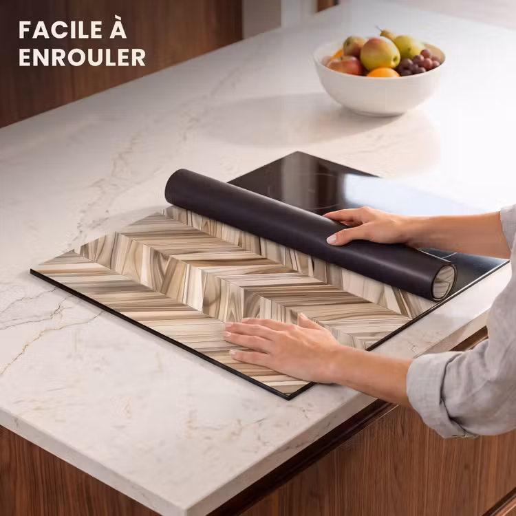 Protection plaque induction - Sunburst en bois — 6