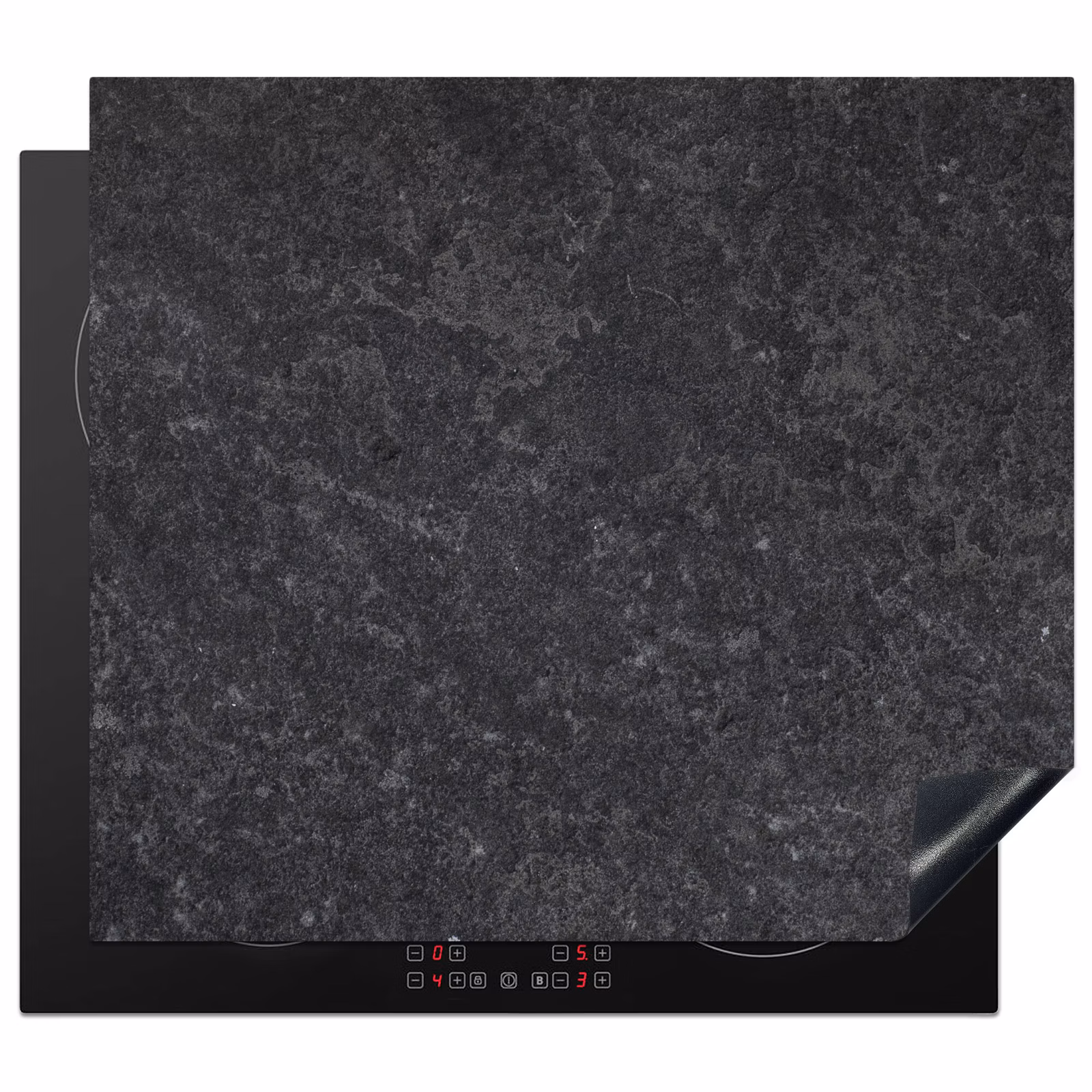 Protection plaque induction - Paysage nocturne en roche — 1