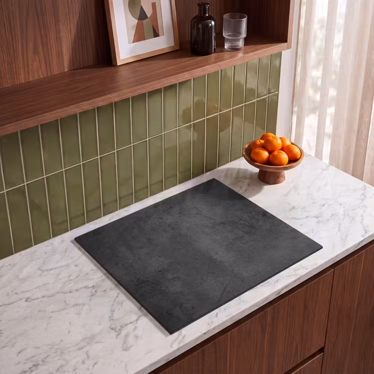 Protection plaque induction - Béton industriel gris — 4