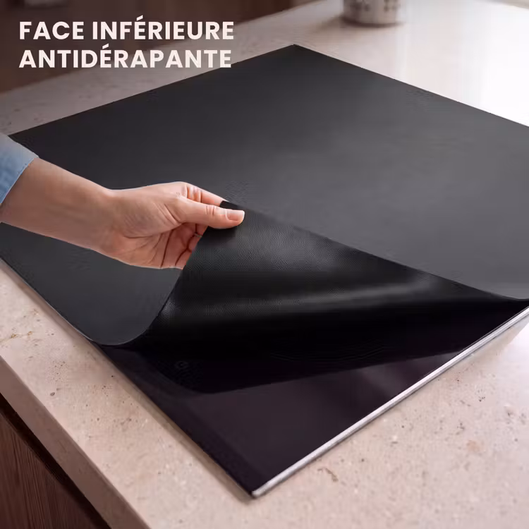 Protection plaque induction - Béton ombragé gris — 7