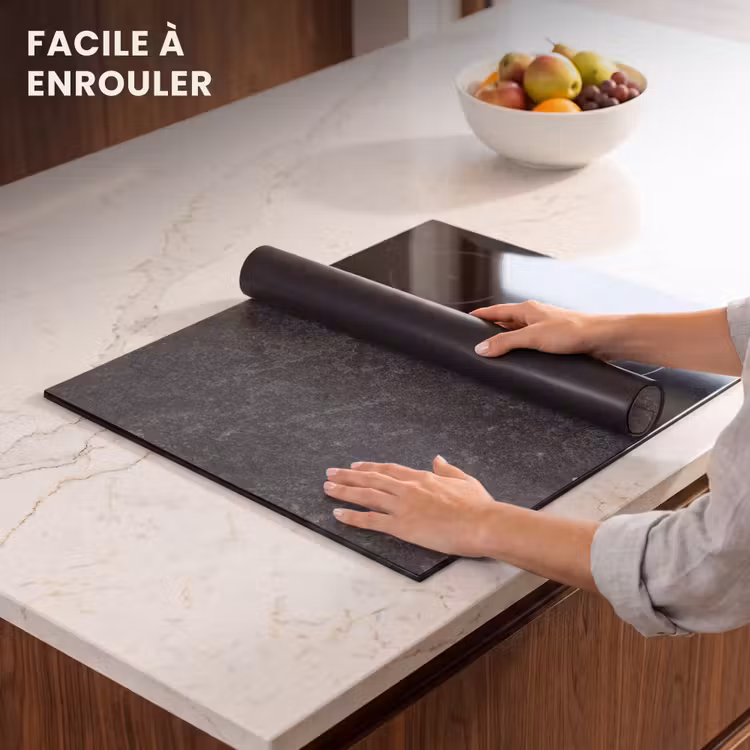 Protection plaque induction - Paysage nocturne en roche — 6