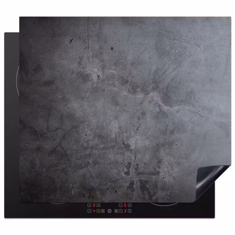 Protection plaque induction - Éclats de béton gris — 1