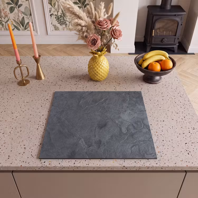 Protection plaque induction - Toile anthracite patinée — 3