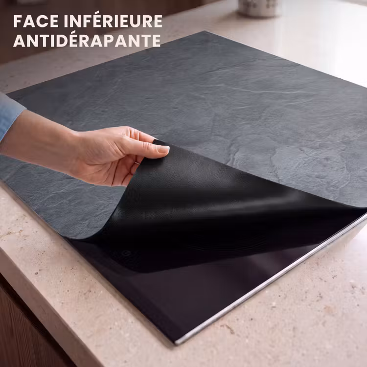 Protection plaque induction - Toile anthracite patinée — 7