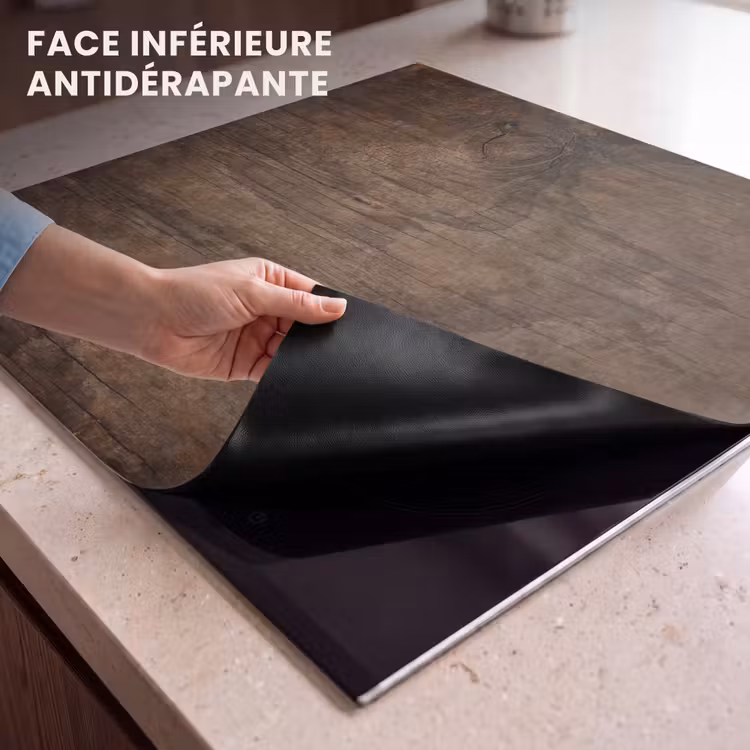 Protection plaque induction - Bois de grange antique — 7