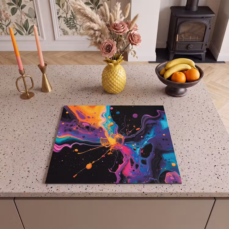 Protection plaque induction - Explosion cosmique des couleurs — 3