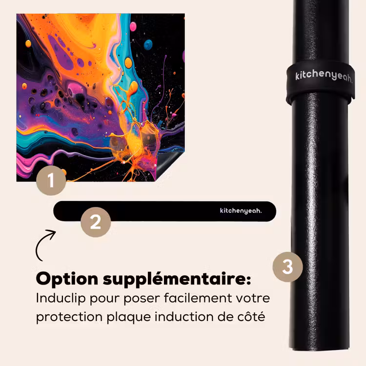 Protection plaque induction - Explosion cosmique des couleurs — 8