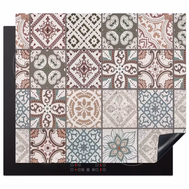 Protection plaque induction - Collage de mosaïques de carreaux — 1