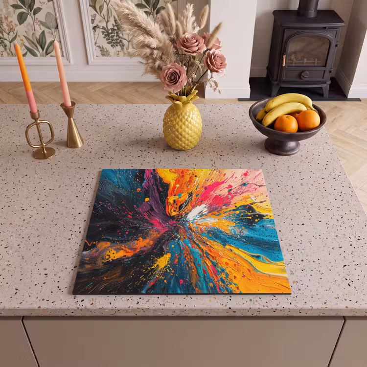 Protection plaque induction - Explosion cosmique des couleurs — 3