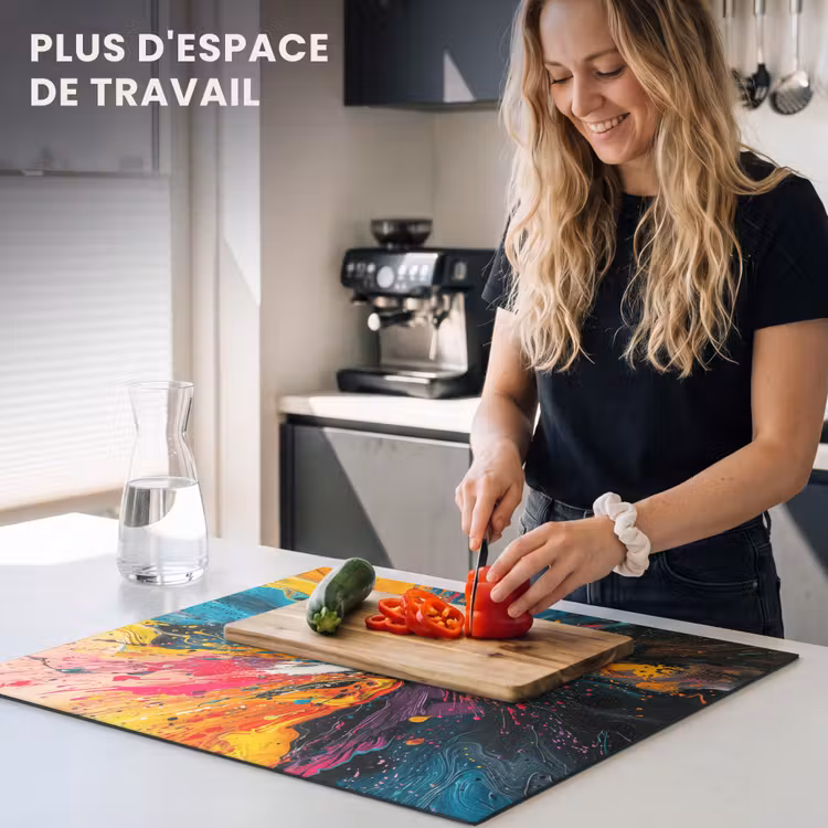 Protection plaque induction - Explosion cosmique des couleurs — 5