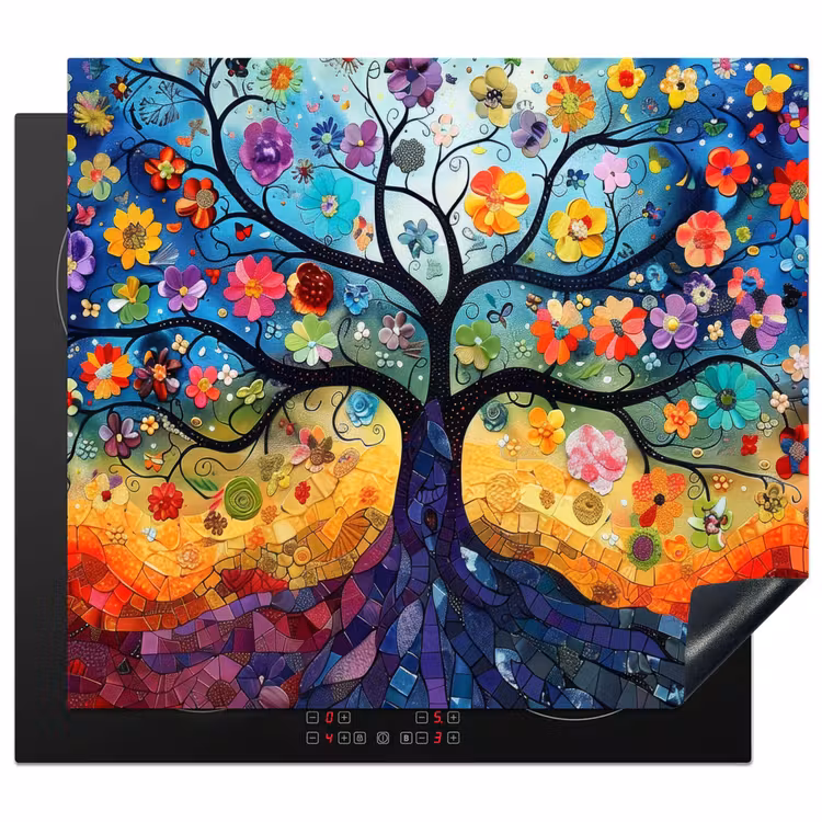 Protection plaque induction - Arbre de vie - Couleurs - Arbre — 1