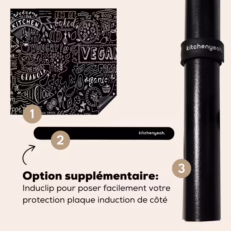 Protection plaque induction - Noir et blanc — 8