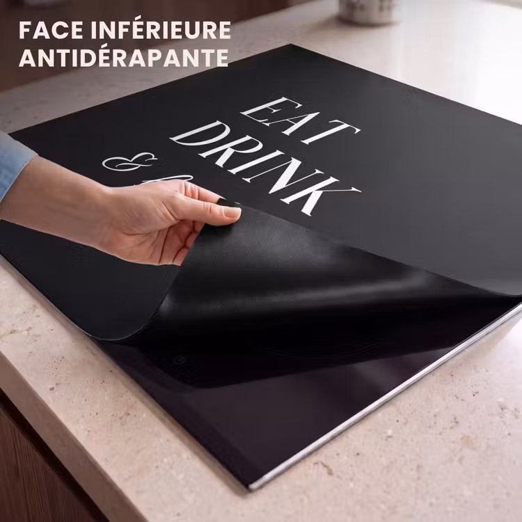 Protection plaque induction - La joie de vivre en noir et blanc — 7