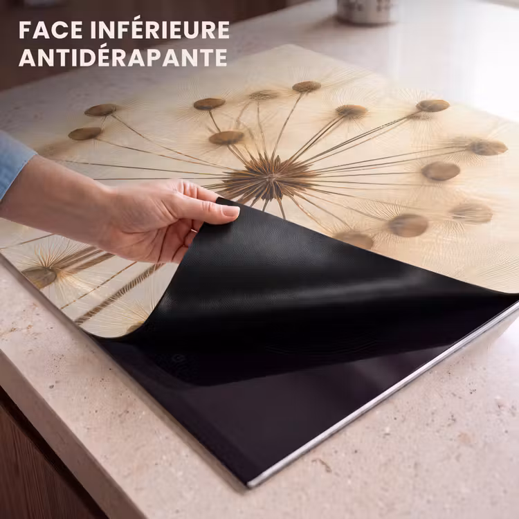 Protection plaque induction - L'élégance dorée du pissenlit — 7