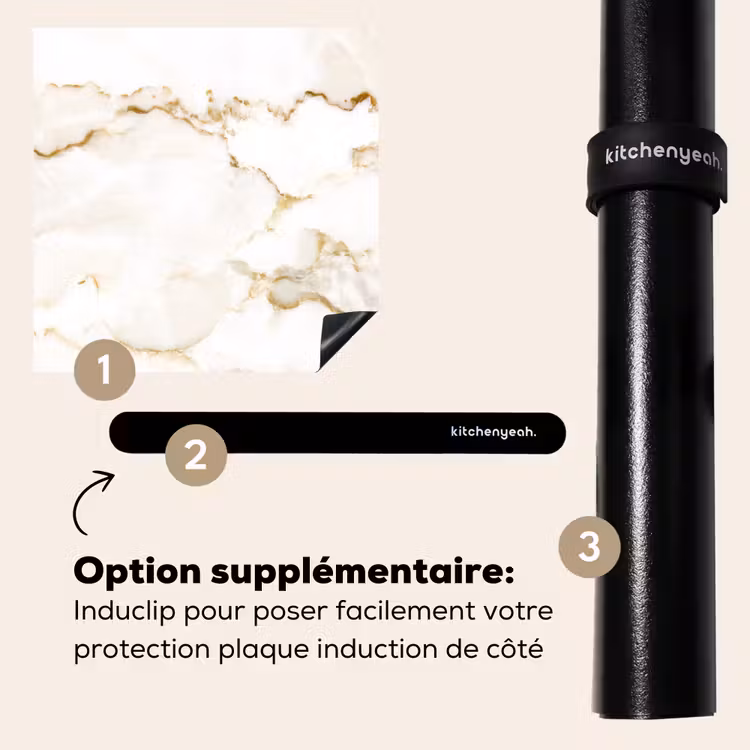 Protection plaque induction - Mélodie de marbre — 8