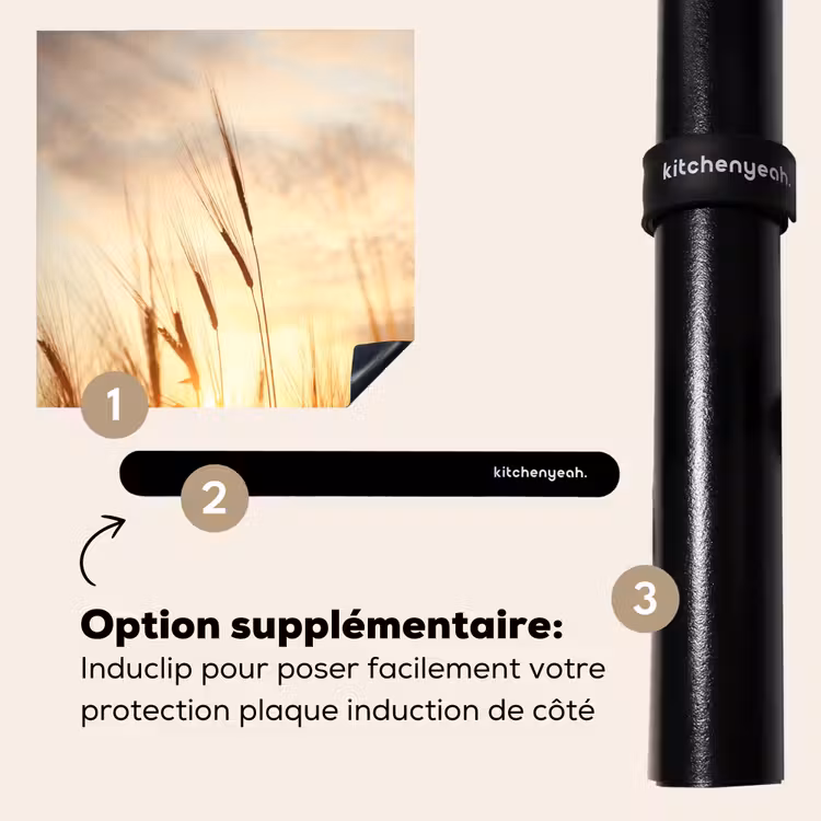 Protection plaque induction - Coucher de soleil sur le blé — 8