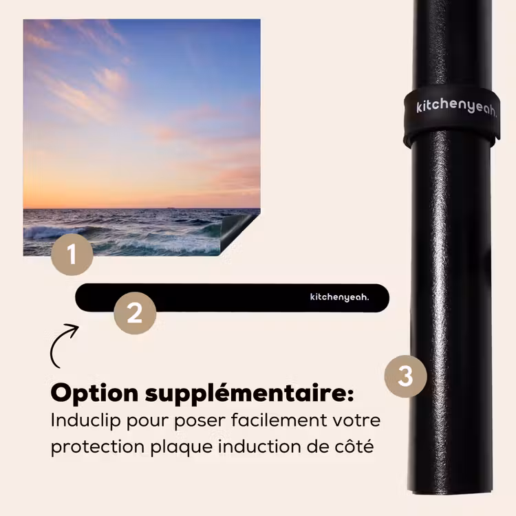 Protection plaque induction - Mer pastel à la lumière du soir — 8