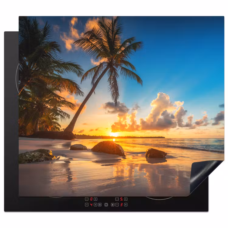 Protection plaque induction - Panorama paradisiaque du coucher de soleil — 1
