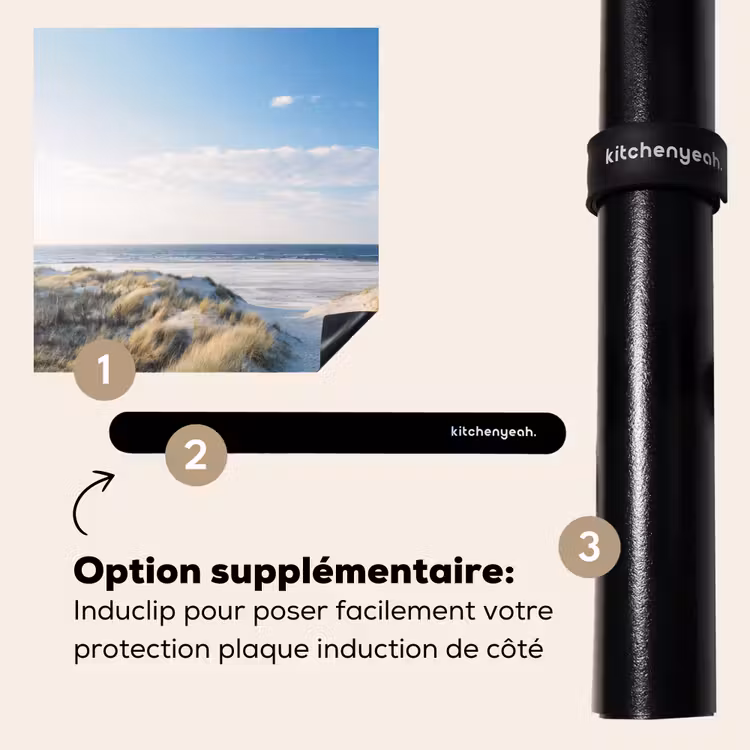 Protection plaque induction - Littoral dans le silence du matin — 8