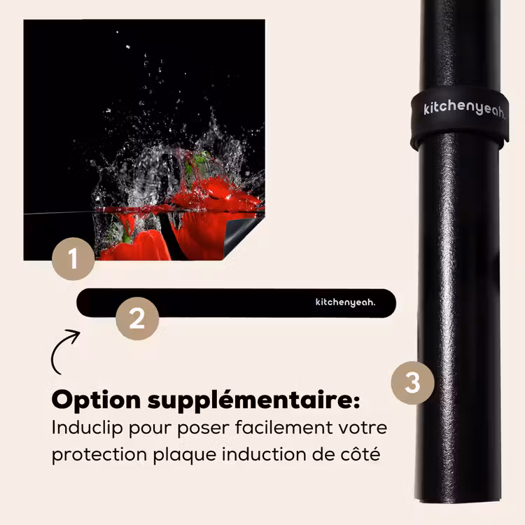 Protection plaque induction - Spectacle de poivrons et d'eau — 8