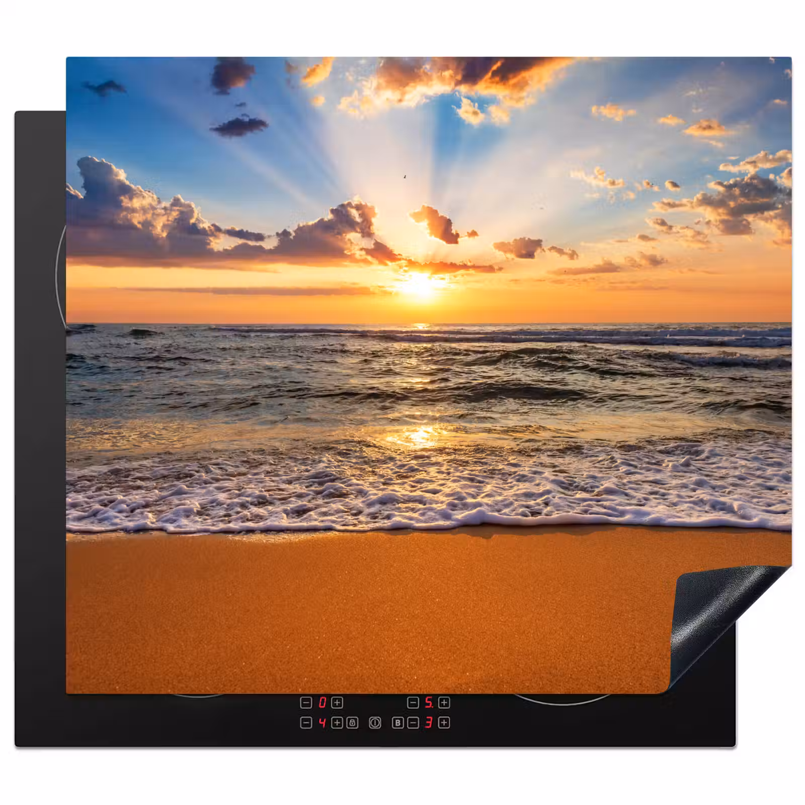 Protection plaque induction - Littoral au soleil d'hiver — 1