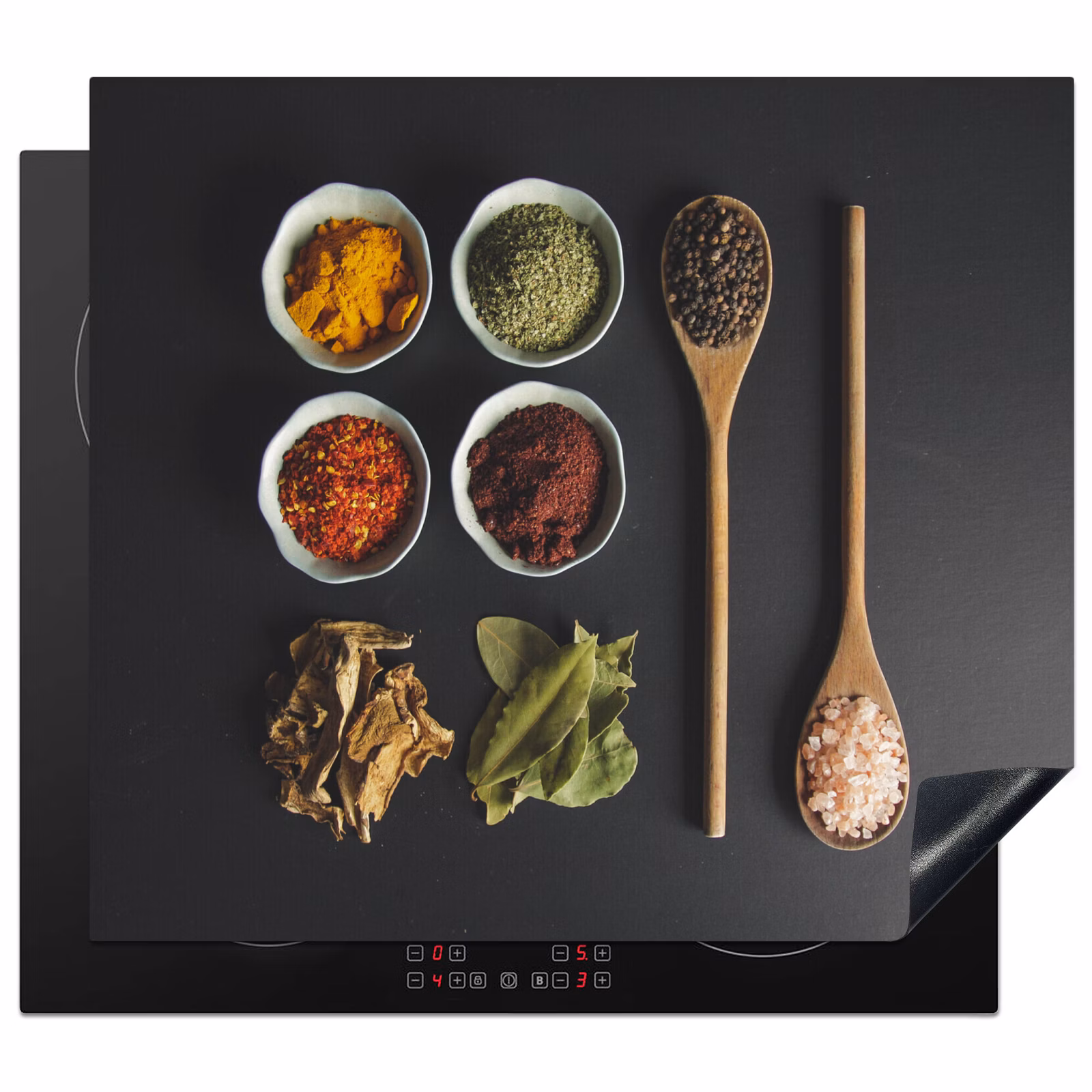 Protection plaque induction - Mosaïque d'herbes — 1