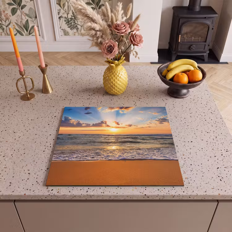 Protection plaque induction - Littoral au soleil d'hiver — 3