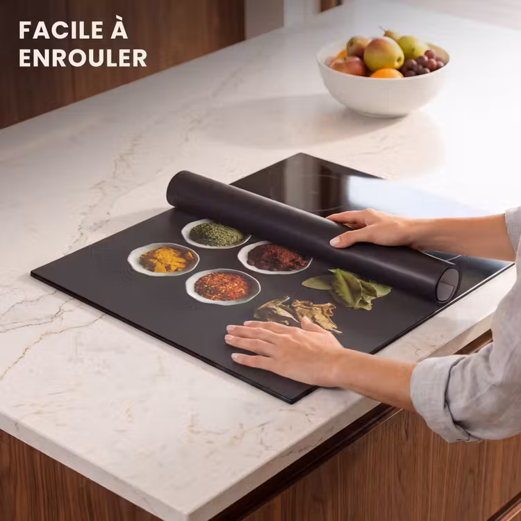 Protection plaque induction - Mosaïque d'herbes — 6