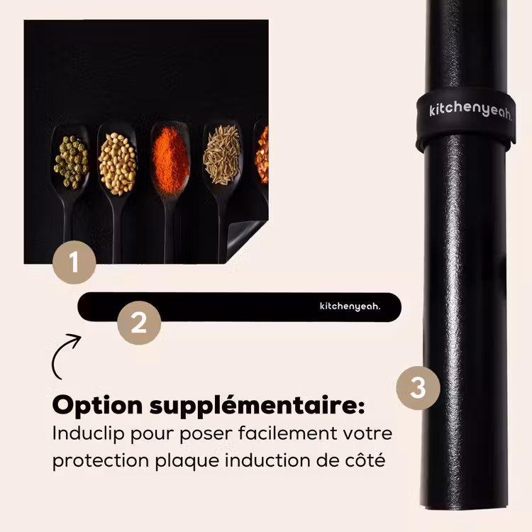 Protection plaque induction - Quartet d'épices colorées — 8
