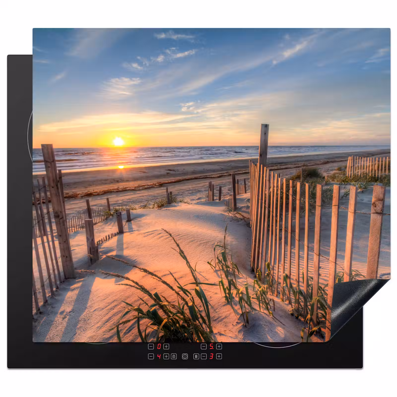 Protection plaque induction - Lueur du soir au Dune Gate — 1