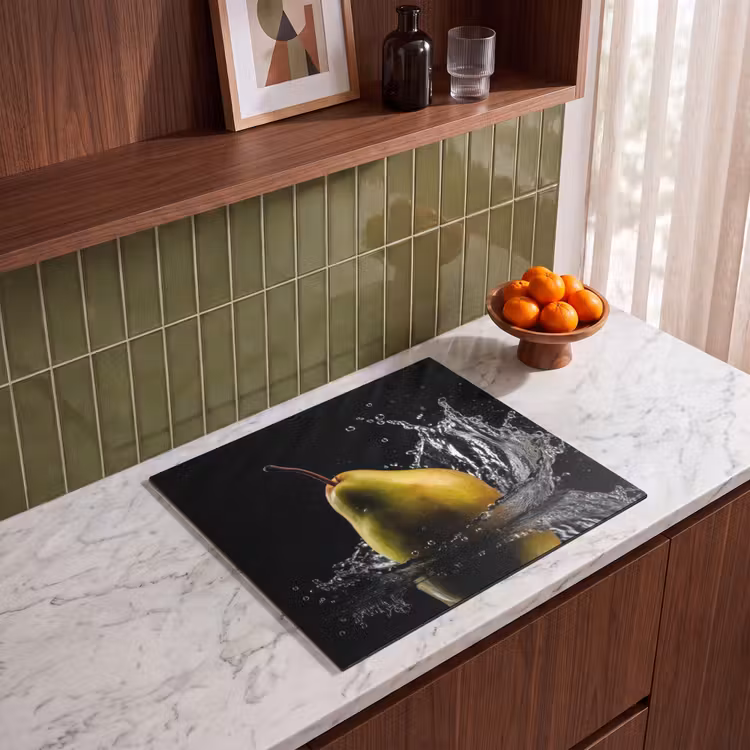 Protection plaque induction - Poire - Fruit - Eau - Noir — 4